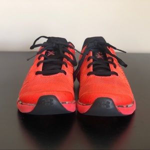 Under Armour X Level Scramjet 2 Running Shoes, Red, Size 4Y, (Used)